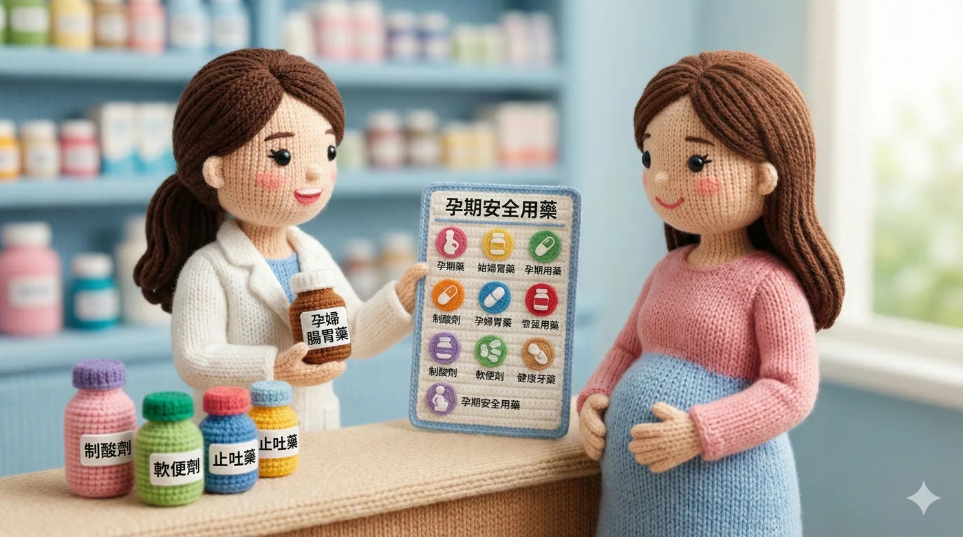 懷孕期間可使用的腸胃藥